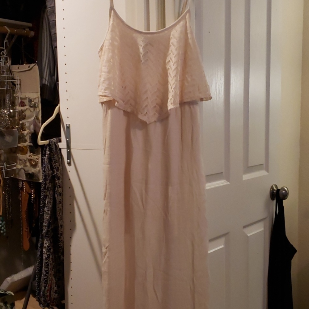 Gauze maxi dress